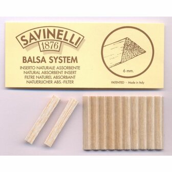 Savinelli Balsa systeem (houten filter)