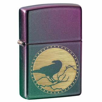 Zippo iridescent raven