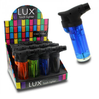 Lux - Torch/JetFlame aansteker - Transparant  assorti