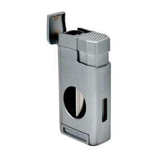 Ronson Thunder - Triple Jetflame aansteker + knipper Chroom