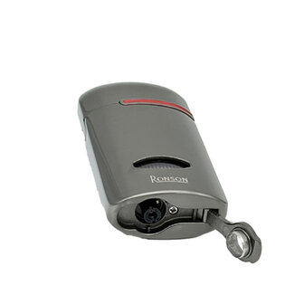 Ronson Fen - Triple Jetflame aansteker + boor Gun Metal