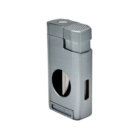 Ronson Thunder - Triple Jetflame aansteker + knipper Chroom