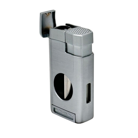 Ronson Thunder - Triple Jetflame aansteker + knipper Chroom