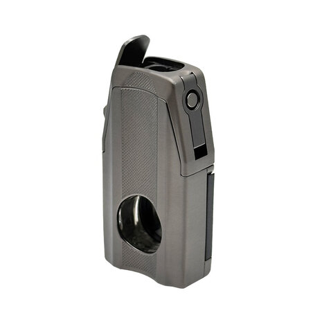 Ronson Mirage - Double Jetflame aansteker + knipper/boor Gun Metal