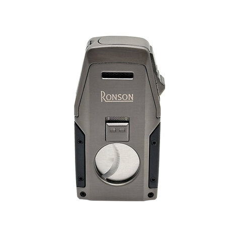 Ronson Mirage - Double Jetflame aansteker + knipper/boor Gun Metal