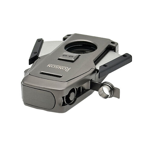 Ronson Mirage - Double Jetflame aansteker + knipper/boor Gun Metal