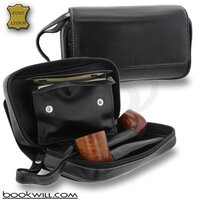 BOOKWILL - PIJPETUI - ZILVERLOOK - 2 PIJPEN - 18,5 CM (niet leverbaar) BOOKWILL - PIJPETUI - ZILVERLOOK - 2 PIJPEN - 18,5 CM (niet leverbaar)