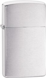 Zippo Brass brushed chrome slim Zippo Brass brushed chrome slim