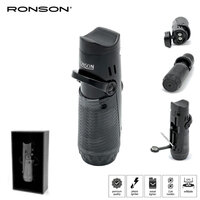 Ronson Bora - 2-Jetflame aansteker + Boor - Metal Black Ronson Bora - 2-Jetflame aansteker + Boor - Metal Black
