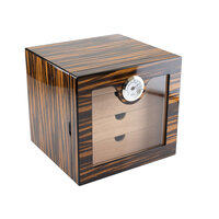 Bookwill Humidor - Kabinet 4-lades - 80 sigaren - Macassar High Gloss - 240x230x220mm Bookwill Humidor - Kabinet 4-lades - 80 sigaren - Macassar High Gloss - 240x230x220mm