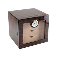 Bookwill Humidor - Kabinet 4-lades - 80 sigaren - Teak High Gloss - 240x230x220mm Bookwill Humidor - Kabinet 4-lades - 80 sigaren - Teak High Gloss - 240x230x220mm