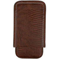 Luxe sigarenkoker leder bruin cigarillo's