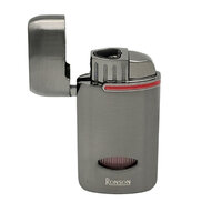 Ronson Fen - Triple Jetflame aansteker + boor Gun Metal