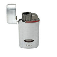 Ronson Fen - Triple Jetflame aansteker + boor Silver